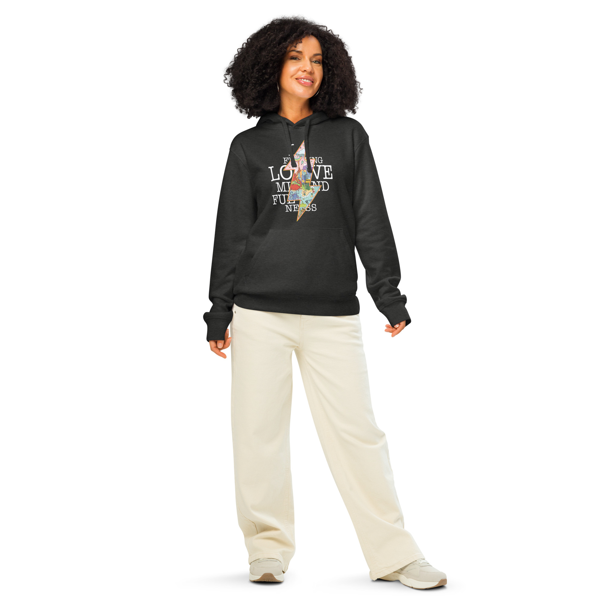 unisex hoodie – “I f–ing love mindfulness” - Image 3